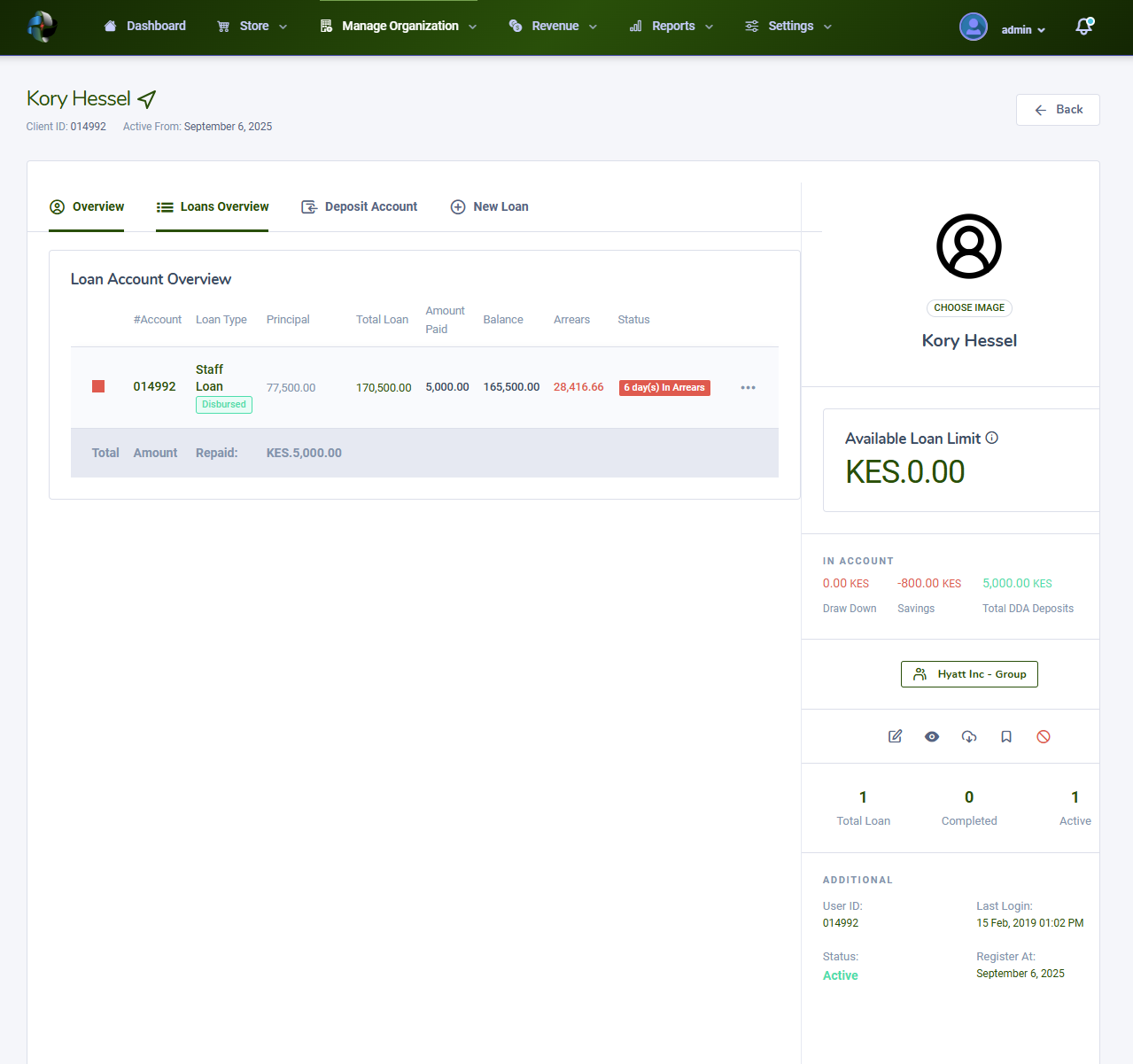eVAULTIQ Dashboard Interface